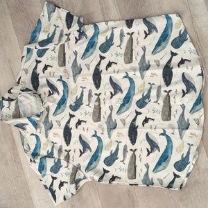 Men's Whale Shirt Size M Fish Salt Life Marine New